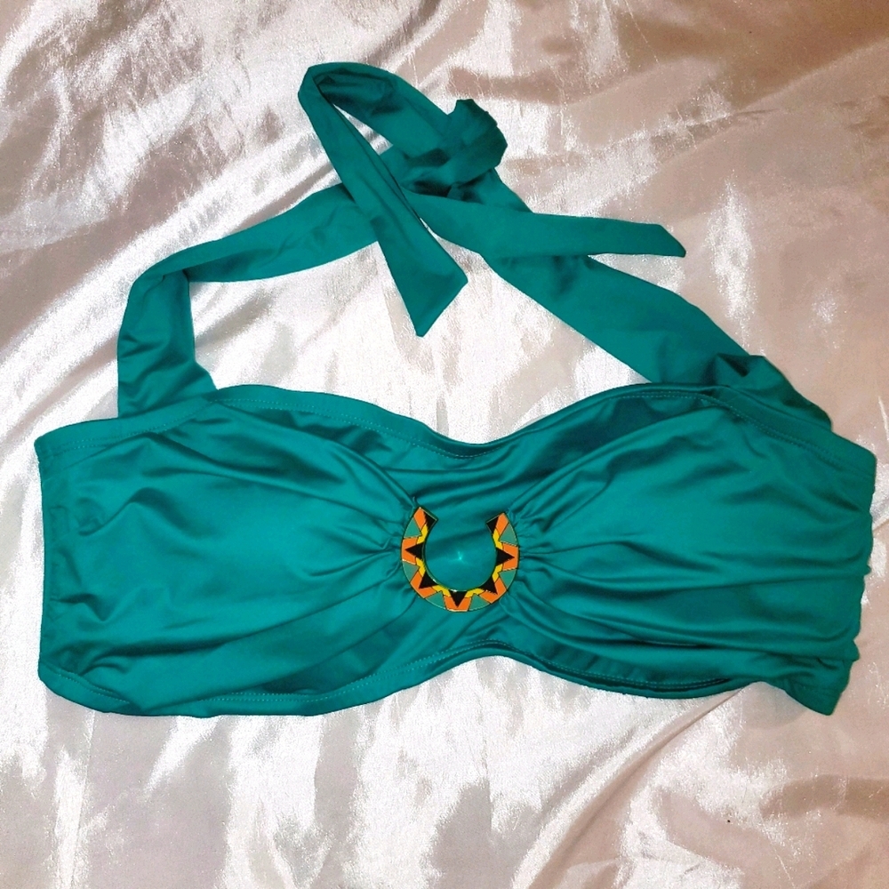 Clean Water NWOT Plus Size Bikini Top Bra with Tie Around Neck 230